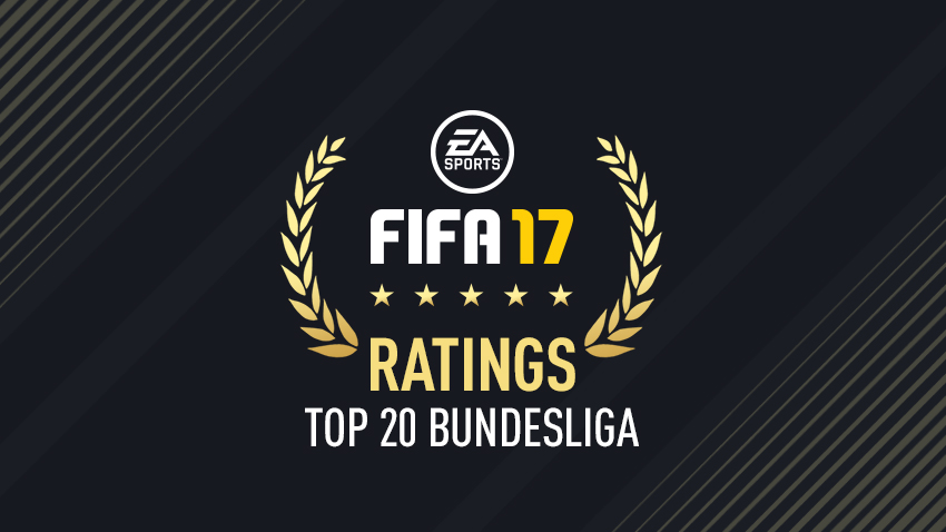 Fifa 17 Top Bundesliga Player Ratings Fifa 17 Top Bundesliga Player Ratings