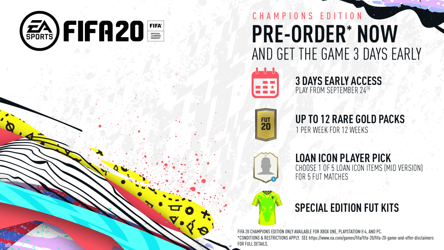 Fifa 20 Pre Order Offers