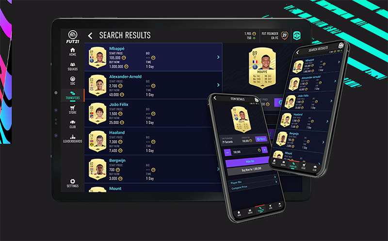 FIFA 22 FUT Web App and FUT Companion App release date