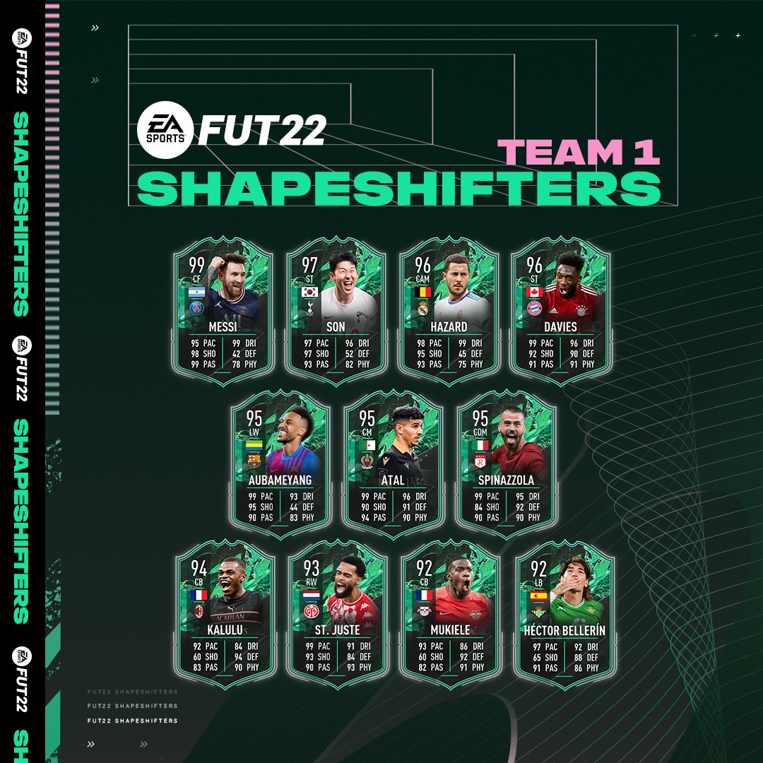 Shapeshifters Return In FIFA 22 Ultimate Team