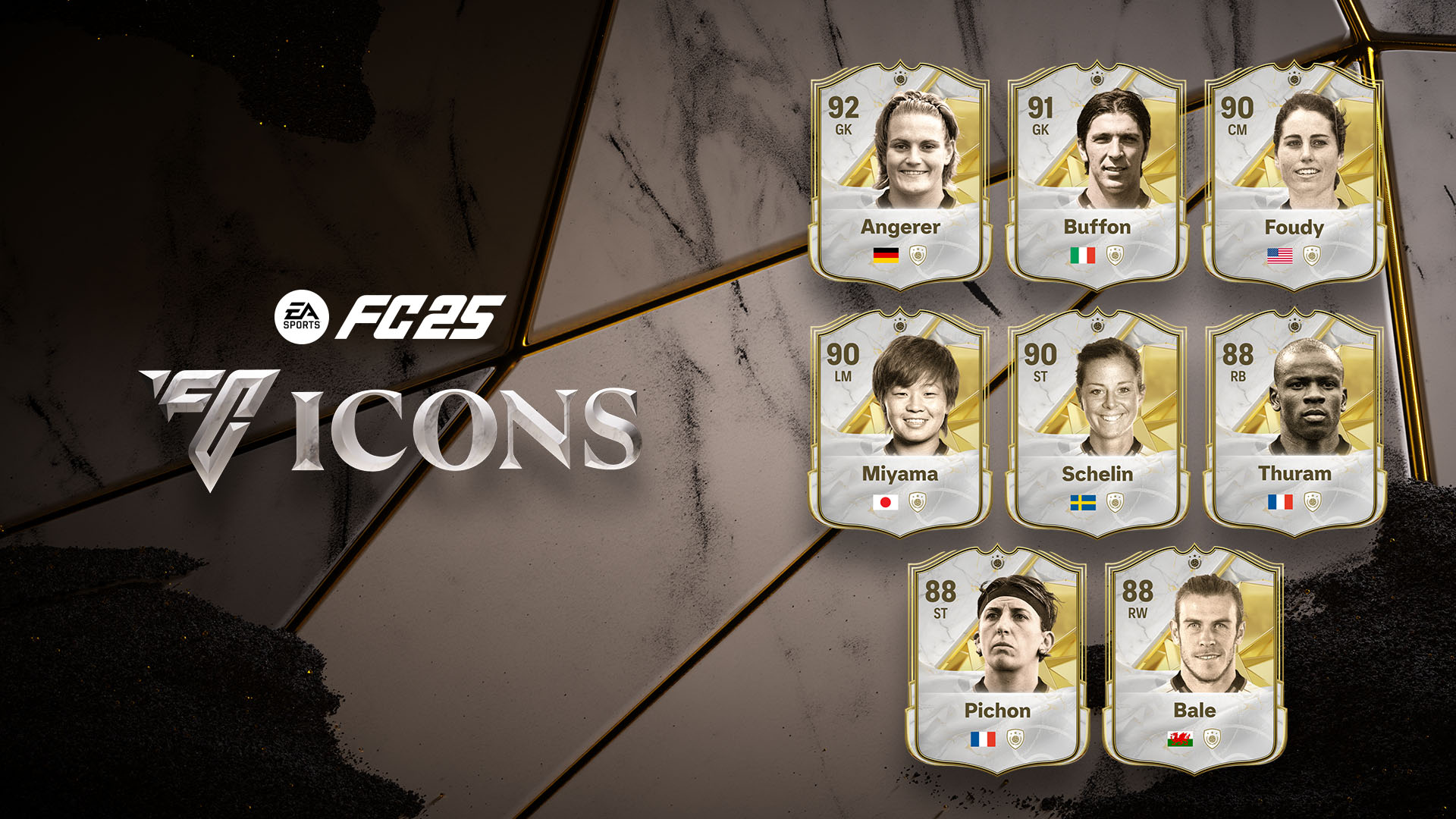 EA SPORTS FC 25 Introduces Eight New Icons to Ultimate Team FIFA Infinity